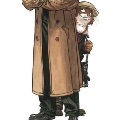 Marque-pages papier blacksad duo