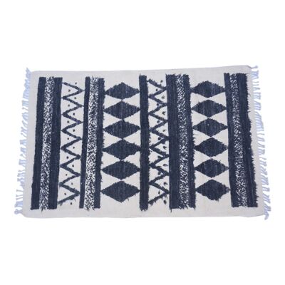 Tapis IKAT Nomadic Quill Gris Kilim