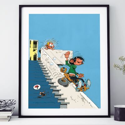 GASTON LAGAFFE LA RAMPA DEL POSTER