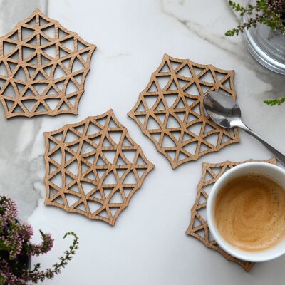 Coasters for Table "STELLA", Set of 4