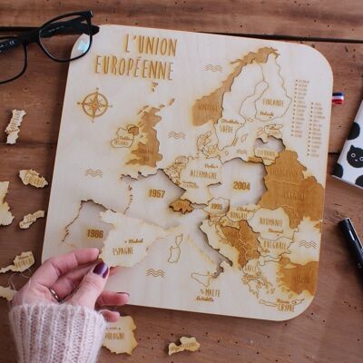 Mappa 3D dell'Europa
