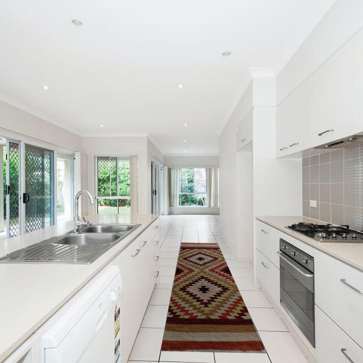 Corridore rosso bronzo fatto a mano azteco