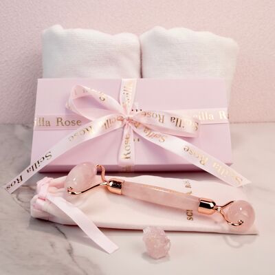 Il set regalo perfetto per la cura di sé - Pacchetto spa al quarzo rosa