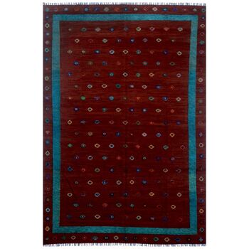 Tapis Kilim rouge tentatrice Berjista 1