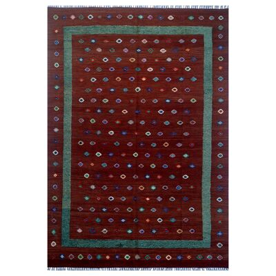 Berjista Rustic Red Kilim Rug