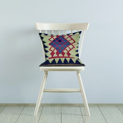 Kilim handvavt blek ostronskudde