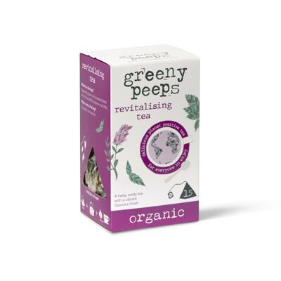 Greenypeeps Organic Revitalising Tea (15 pyramids)