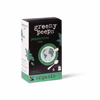 Greenypeeps Organic Peppermint Tea (20 bags)