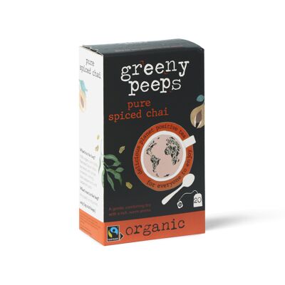 Greenypeeps Organic Spiced Chai (20 bags)