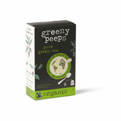 Greenypeeps Organic Green Tea (20 bags)