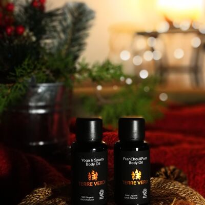 Set de regalo de Navidad - Aceites corporales de lujo para viajes