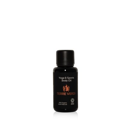 Yoga & Sports Body Oil - Organic Massage Oil - Travel Size