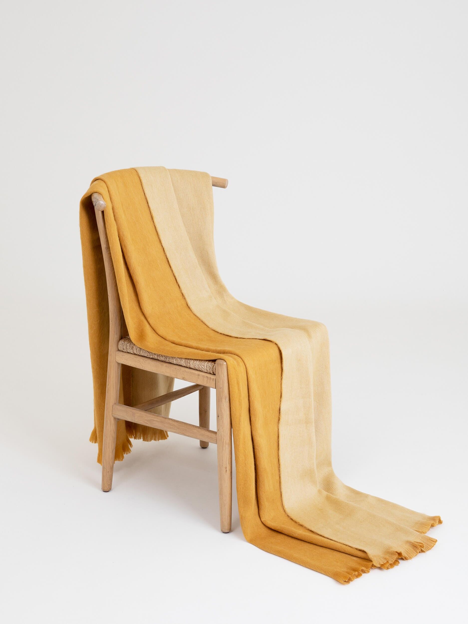 Doppio Plaid Ocra / Naturale