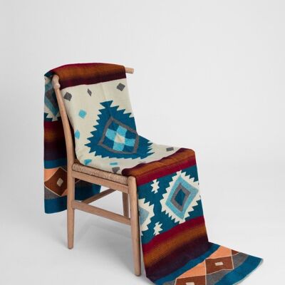 Plaid Turquoise Natif