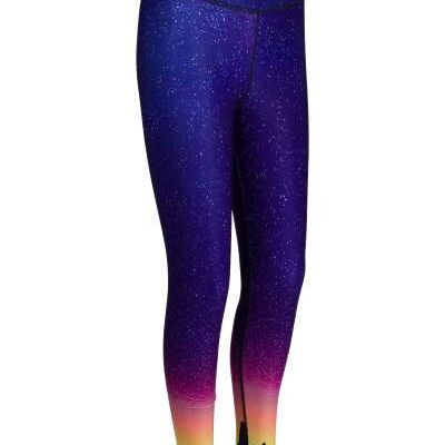 Northern Lights Gym-Leggings mit hoher Taille