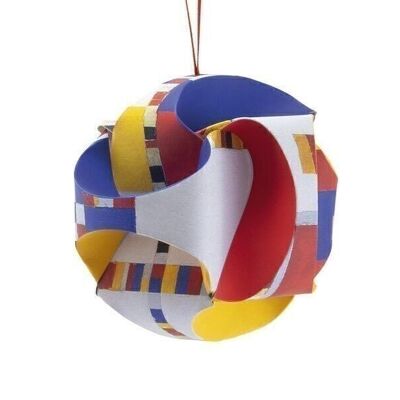 Boule de Noël DIY, Mondriaan