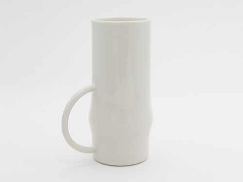 Porcelain Mug 100% handmade - model Crateris