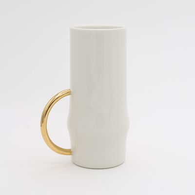 Crateris - Taza de porcelana Real Gold Lustre