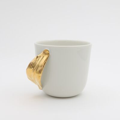 Folium Gold - Porcelain Cup