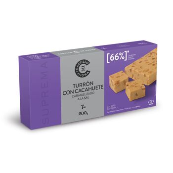 Nougat aux cacahuètes caramélisées au sel 1