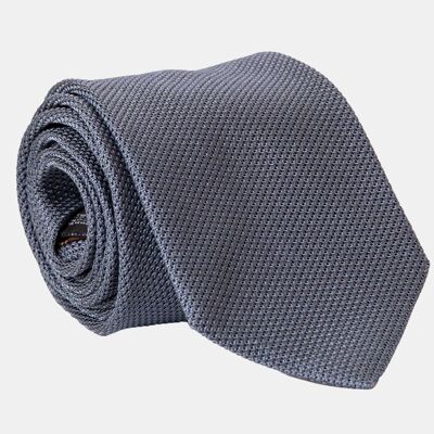 Venetian Blue - Silk Grenadine Tie - XL