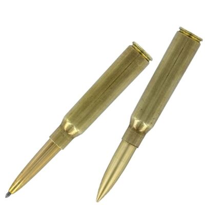 .338 Cartridge Space Pen, Brass
