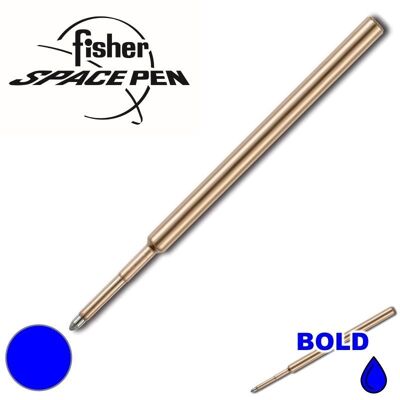 PR1B Blue Bold Original Fisher Space Pen Recharge Pressurisée - Paquet de 5
