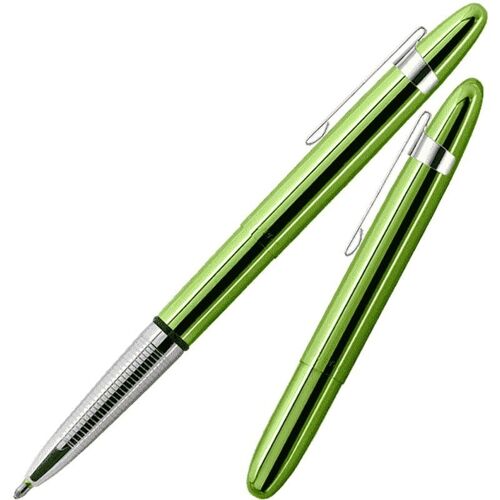 Bullet Space Pen "Aurora Borealis Green" with Clip (#400LGCL)