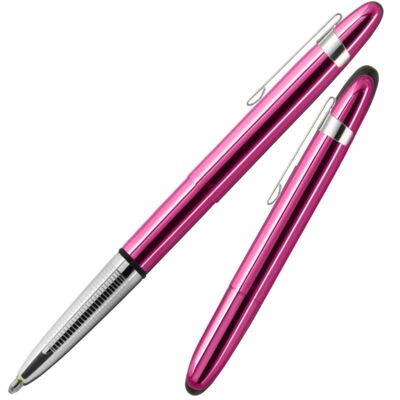 Bullet Space Pen "Pink Nebula" with Clip (#400FFCL)