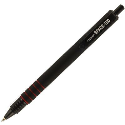 Space-Tec Space Pen, revêtement en caoutchouc noir