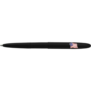 Bullet Space Pen, noir mat avec emblème du drapeau américain (#600BAF) 2
