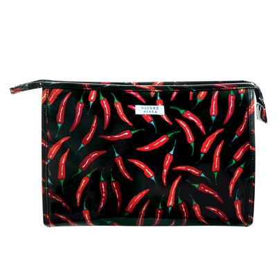 Hot Chili large A-line bag cosmetic bag