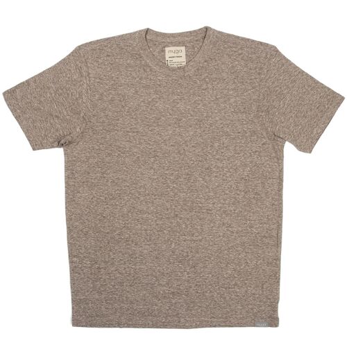 Mens Hemp T-shirt Oatmeal Heather S