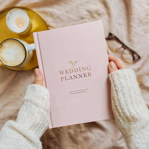 My Wedding Planner, Blush + Rose Gold Foil