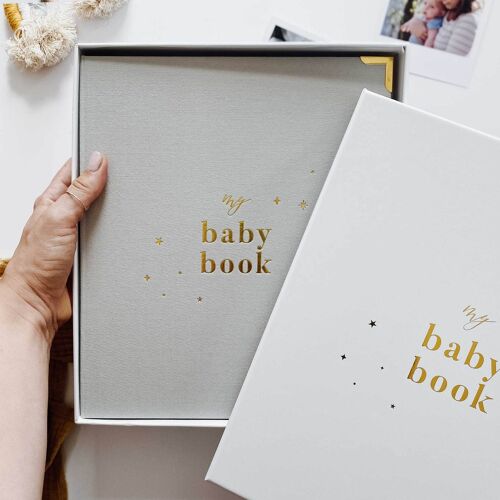 My Baby Book, Misty + Gold Foiling inc. Presentation Box