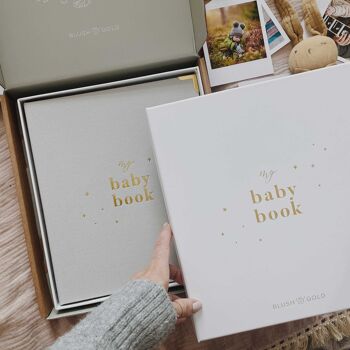 My Baby Book, Misty + Gold Foiling inc. Coffret de présentation 4