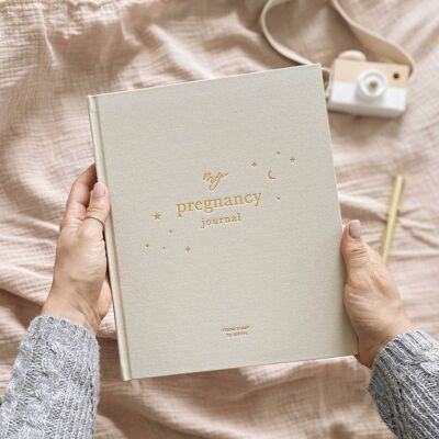 My Pregnancy Journal, Pearl + Gold Foiling