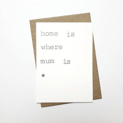 El hogar es donde está mamá