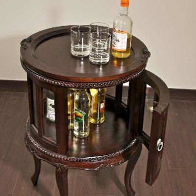 Liv's Hemli Side Table - Modern - Brown