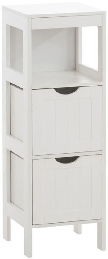 Table d'Appoint Liv's Klyberga - Moderne - Blanc - 30 cm x 30 cm x 89 cm 2