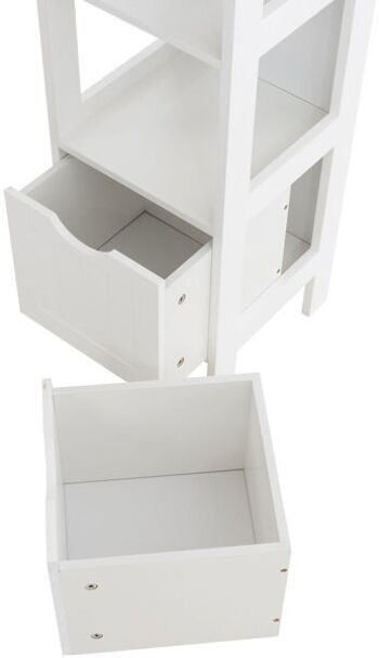 Table d'Appoint Liv's Klyberga - Moderne - Blanc - 30 cm x 30 cm x 89 cm 4