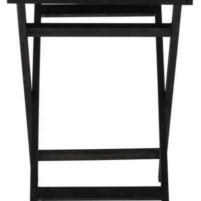 Table d'appoint Bollimyra de Liv - Moderne - Noir - 51 cm x 39 cm x 61 cm