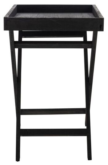 Table d'appoint Bollimyra de Liv - Moderne - Noir - 51 cm x 39 cm x 61 cm 1