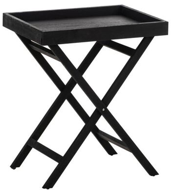 Table d'appoint Bollimyra de Liv - Moderne - Noir - 51 cm x 39 cm x 61 cm 4