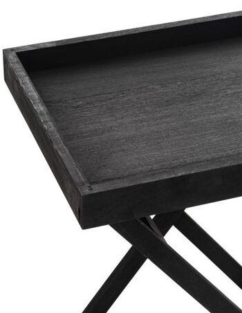 Table d'appoint Bollimyra de Liv - Moderne - Noir - 51 cm x 39 cm x 61 cm 6