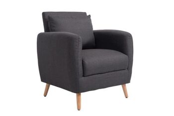 Fauteuil Liv's Bausberg - Moderne - Gris - Bois - 73 cm x 68 cm x 83 cm 1