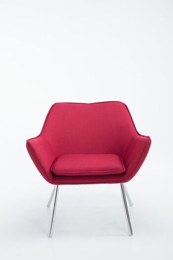 Fauteuil Liv's Espehaug - Moderne - Rouge - Métal - 81 cm x 70 cm x 78 cm 2