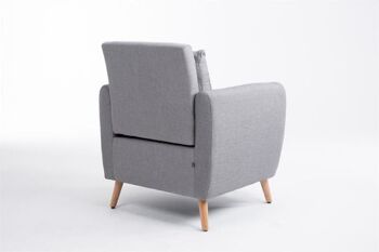 Fauteuil Dalbruna de Liv - Moderne - Gris - Bois - 73 cm x 68 cm x 83 cm 4