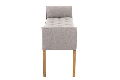 Liv's Haugdal Fauteuil - Modern - Grijs - Hout - 128 cm x 43 cm x 64 cm