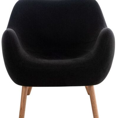 Liv's Jire Armchair - Modern - Black - Wood - 65 cm x 69 cm x 72 cm